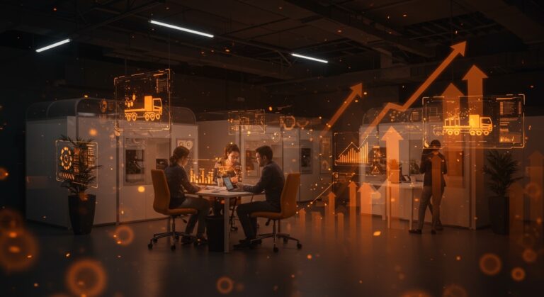 Startup incubadora en Barcelona impulsando innovación en Logistics 4.0 con tecnología avanzada aplicada a la cadena de suministro.