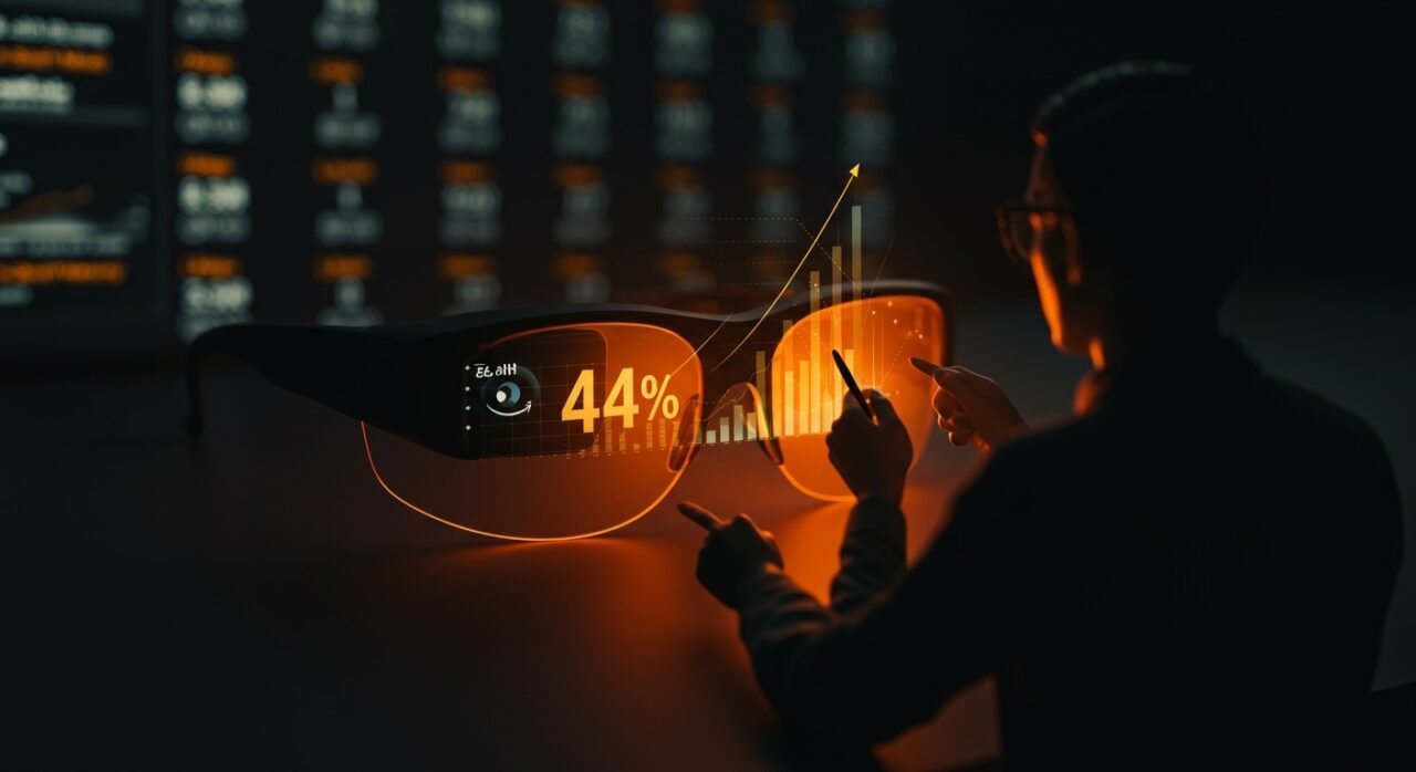 Smart safety glasses de Lucyd dominando el mercado de Amazon con 44% de cuota y expansión global en retail para 2026.