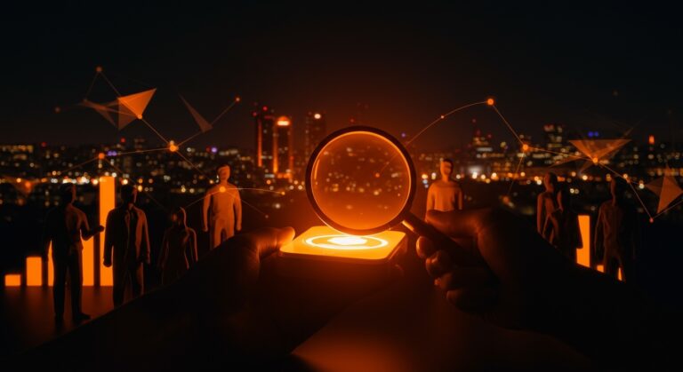 Lupa inteligente LUP de startup madrileña representando innovación tecnológica e inclusión social en Madrid.