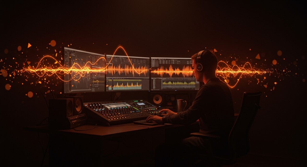 Herramienta gratuita de IA MagicAudio eliminando ruido de audio y video para creadores de contenido y startups.