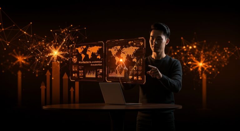 Startup Manfacter seleccionada por Nvidia para programa global de aceleración IA, representando tecnología, mentoría y crecimiento internacional.