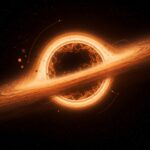 Visualización abstracta de materia oscura fermiónica en el centro de la Vía Láctea destacando nuevas tendencias científicas en astronomía.