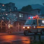 Motoambulancia con IA de MedicApp realizando atención médica domiciliaria en Colombia, destacando innovación en salud y tecnología healthtech en LATAM.