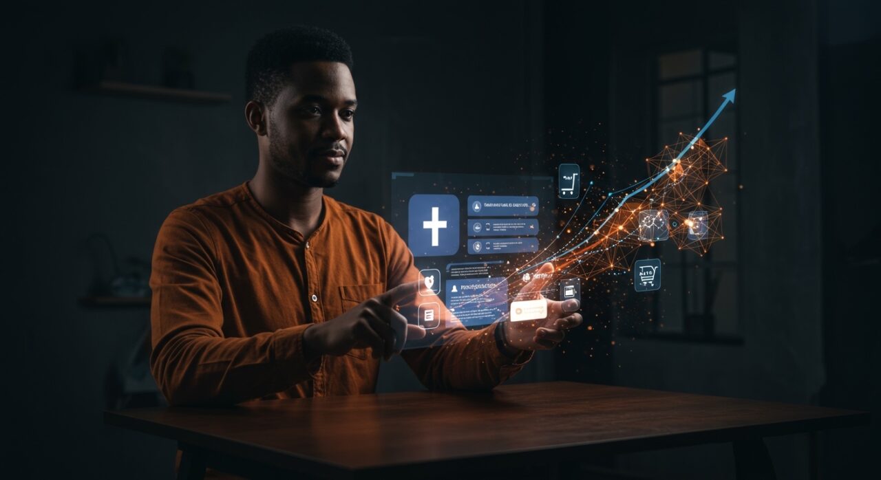 Meta AI en Facebook Marketplace mostrando respuestas automáticas y generación de listings para escalar ventas en e-commerce.