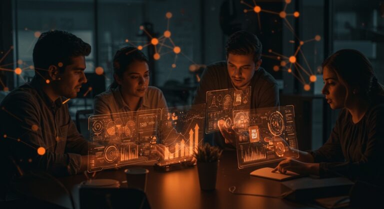 Fundadores de startups LATAM utilizando inteligencia artificial generativa y automatización, impulsando el ecosistema tecnológico con Meta.