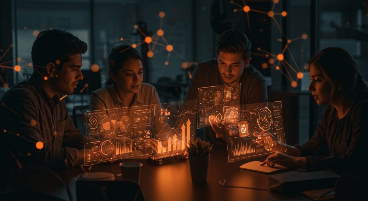 Fundadores de startups LATAM utilizando inteligencia artificial generativa y automatización, impulsando el ecosistema tecnológico con Meta.