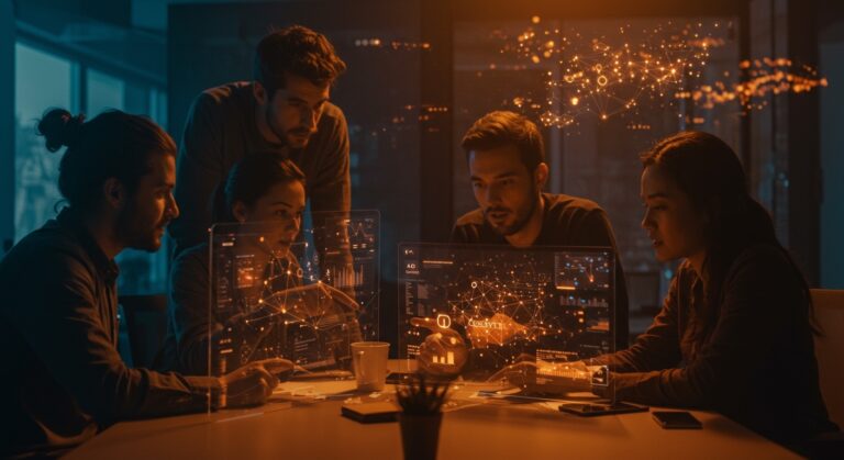 Founders de Dreamer IA y exejecutivos de Google y Stripe colaborando en inteligencia artificial, resaltando la contratación estratégica de Meta en el ecosistema startup LATAM.