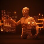 Representación visual de la IA propia de Meta para moderar contenido y su impacto en seguridad digital y Meta Ads.