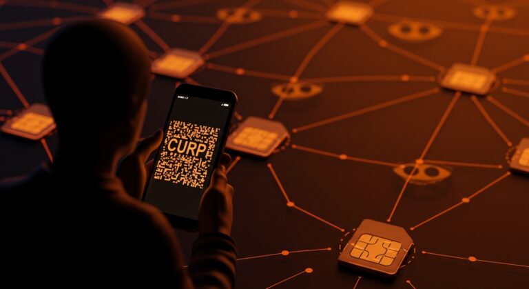 Registro CURP en líneas telefónicas en México 2026, ilustrando la tensión entre privacidad digital y vigilancia estatal en telecomunicaciones.