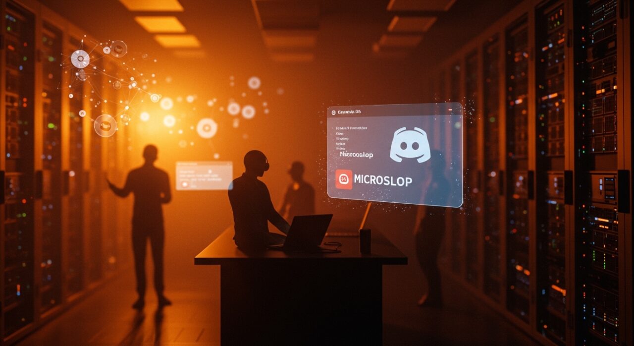Microsoft bloquea el término Microslop en Discord de Copilot, ilustrando la moderación y gestión en comunidades tech y la integración de IA.
