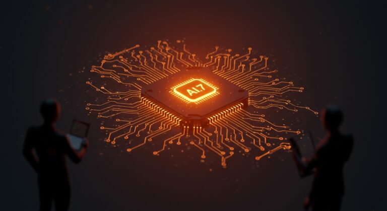 Imagen conceptual de MiniMax M2.7, IA autoevolutiva china, representando innovación y desafío en inteligencia artificial y automatización para founders latinos.