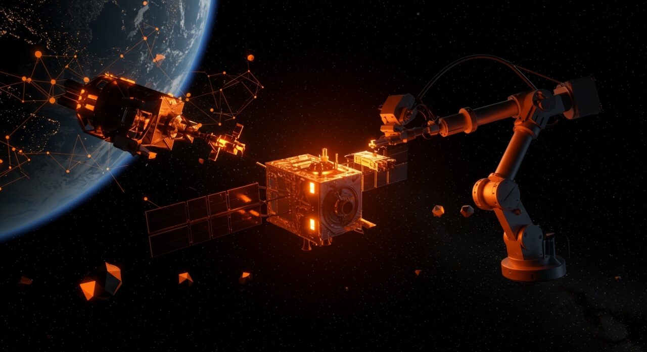 Impresión 3D y robótica orbital en startups tecnológicas innovadoras transformando el sector New Space con machine learning.