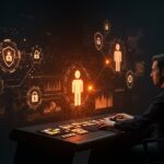 Plataforma NemoClaw de Nvidia mostrando agentes autónomos en IA empresarial con énfasis en seguridad y automatización.