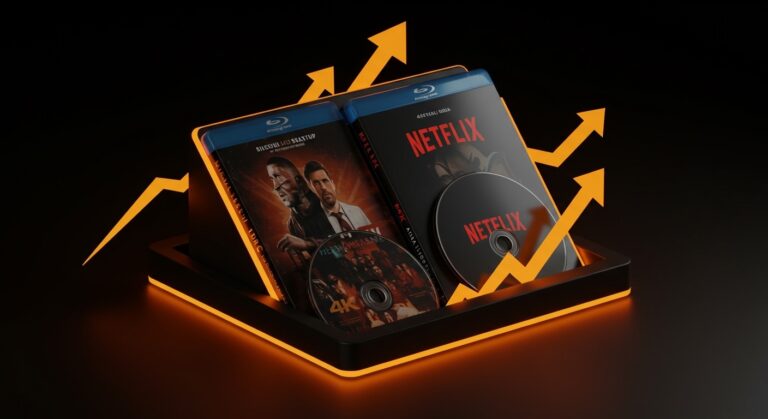 Netflix lanza contenido en formato físico Blu-ray y 4K destacando nuevas tendencias y oportunidades en el mercado de coleccionismo y startups media-tech.