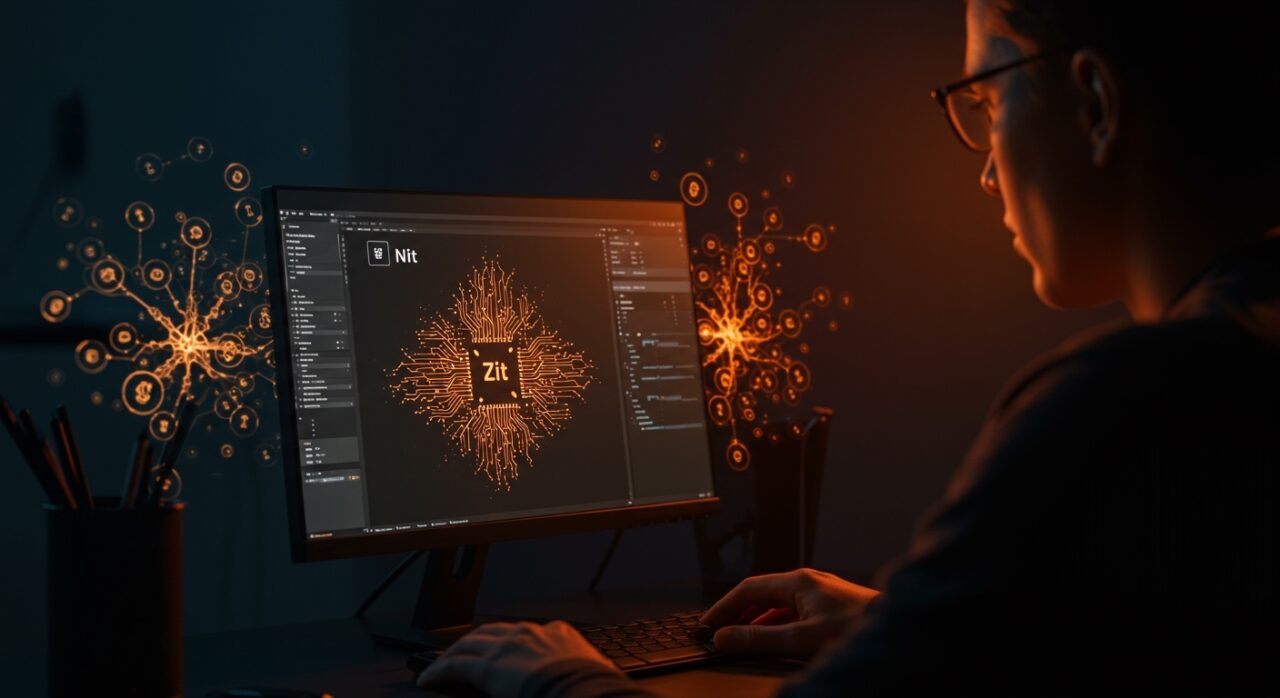 Reimplementación de Git en Zig llamada Nit para IA y automatización con ahorro de tokens, destacando herramientas tecnológicas para founders tech.