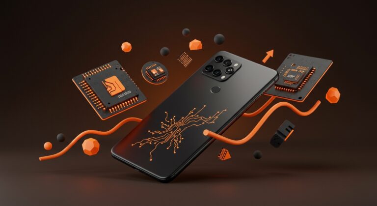 Nothing Phone 4a Pro con diseño Glyph Matrix y Snapdragon 7 Gen 4 destacando tendencias móviles 2026 en smartphone de gama media.