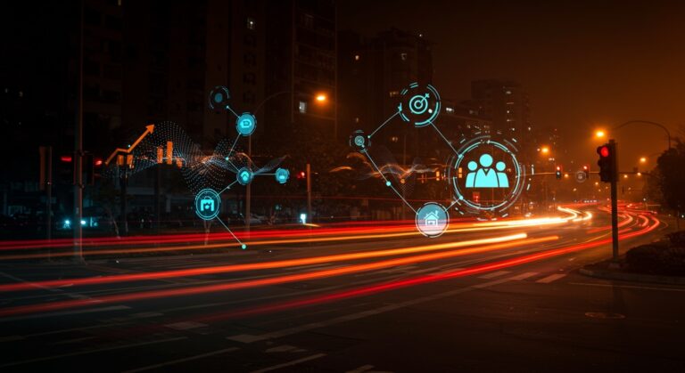 Semáforos inteligentes optimizados con inteligencia artificial para mejorar la movilidad urbana en smart cities.