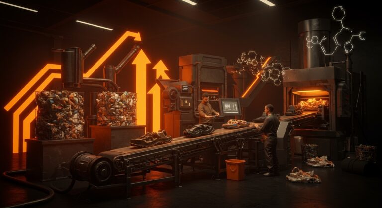 Reciclaje químico de polietileno a materiales avanzados para zapatillas y automóviles con tecnología escalable de Novoloop.