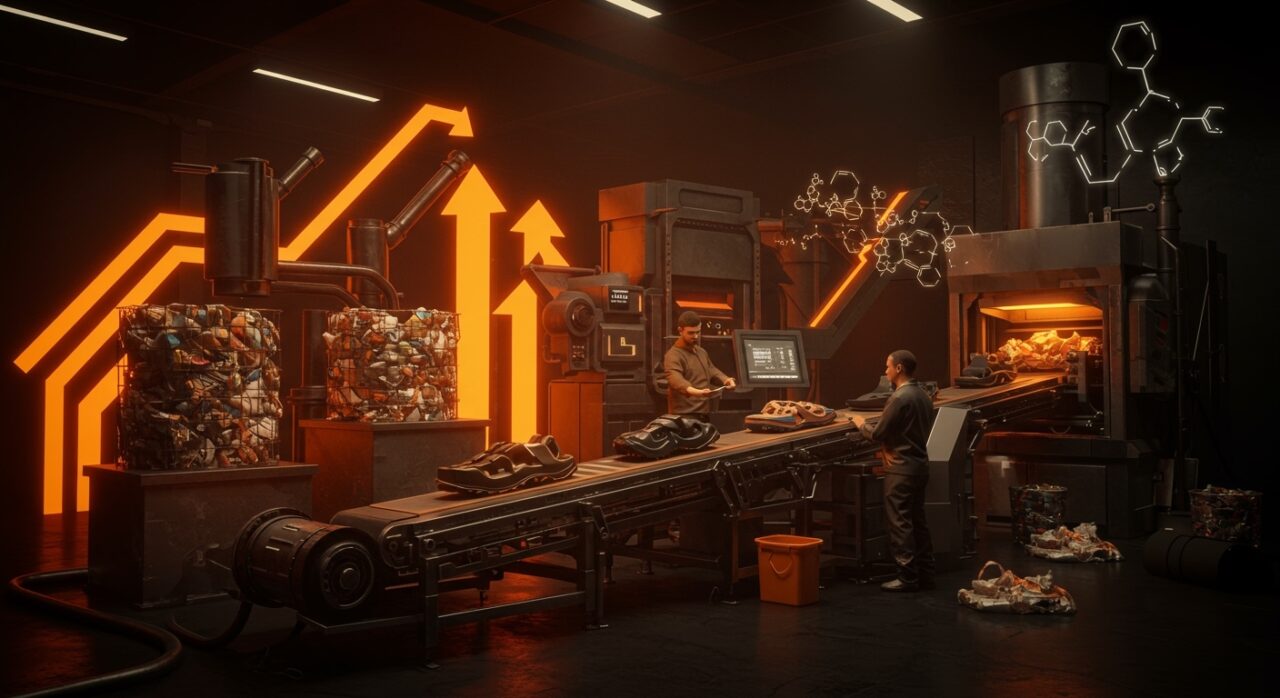 Reciclaje químico de polietileno a materiales avanzados para zapatillas y automóviles con tecnología escalable de Novoloop.