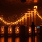 Infraestructura de IA avanzada con GPUs Nvidia y founders tecnológicos en un data center futurista representando la valoración de 14.6 mil millones y financiación startup.