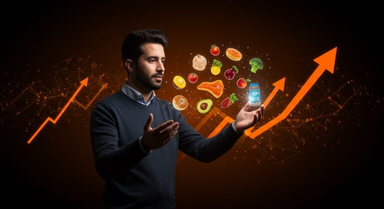 Pedro Cisternas liderando startup chilena NutrIA con inteligencia artificial aplicada a la nutrición mediante modelo SaaS para crecimiento en Latinoamérica.