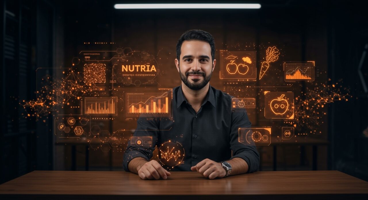 Pedro Cisternas y la startup IA NutrIA mostrando la integración de inteligencia artificial en nutrición y su impacto en el ecosistema tech latino.