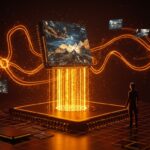 Renderizado fotorrealista con Nvidia DLSS 5 y IA generativa transformando gráficos en videojuegos y tecnología avanzada.