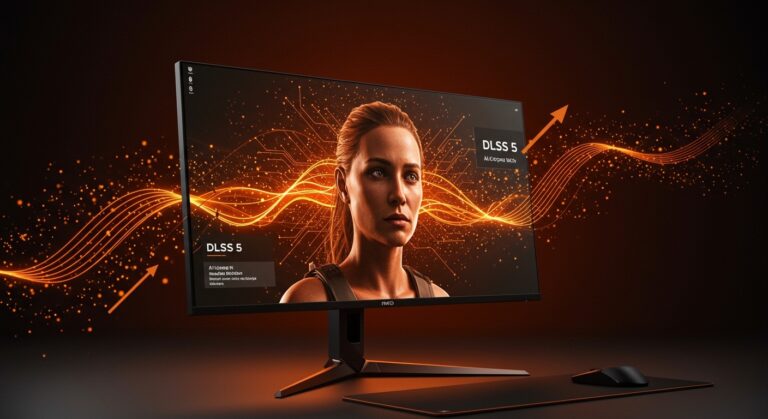 Tecnología Nvidia DLSS 5 y Smooth Motion mejorando gráficos en tiempo real con IA aplicada en videojuegos.