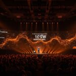 Keynote de Jensen Huang en NVIDIA GTC 2026 con infraestructura IA y tendencias tecnológicas destacadas en un evento de tecnología y startups.