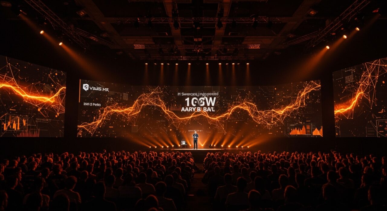 Keynote de Jensen Huang en NVIDIA GTC 2026 con infraestructura IA y tendencias tecnológicas destacadas en un evento de tecnología y startups.