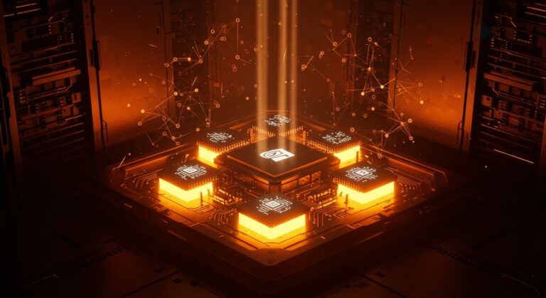 Plataforma Nvidia Vera Rubin con siete chips para IA, destacando eficiencia y clientes como OpenAI, Anthropic y Meta en infraestructura escalable de inteligencia artificial.