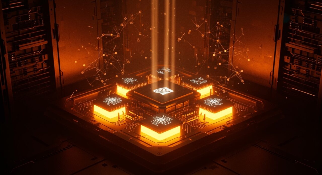 Plataforma Nvidia Vera Rubin con siete chips para IA, destacando eficiencia y clientes como OpenAI, Anthropic y Meta en infraestructura escalable de inteligencia artificial.