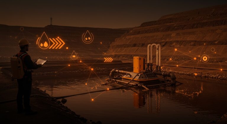 Tecnología innovadora de anti evaporación de agua aplicada en minería sostenible por o2 Company, impulsando expansión en México y Paraguay.