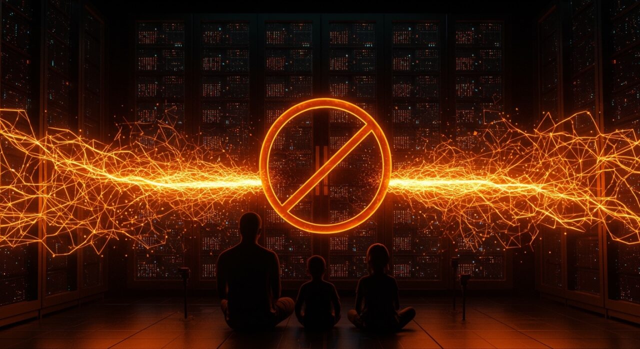 Familia rechazando inversión para centro de datos de inteligencia artificial, destacando tendencias en infraestructura y financiamiento startup.