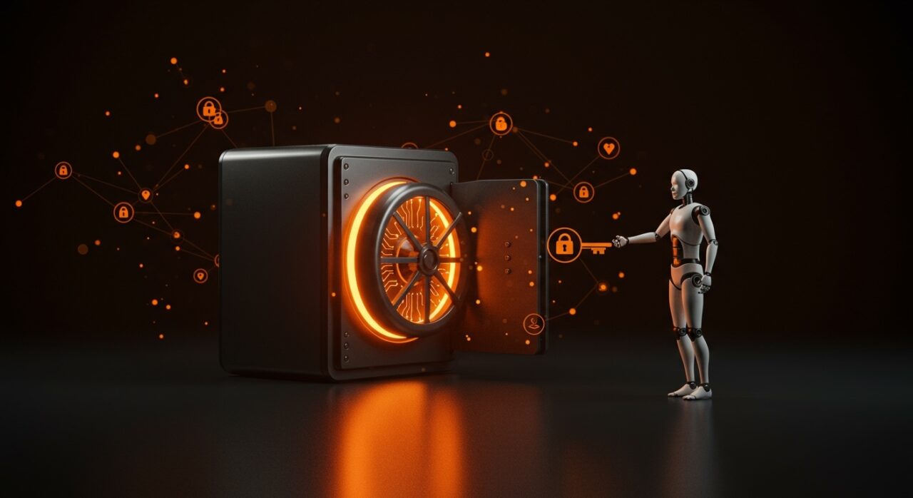 Bóveda de credenciales segura para agentes AI usando encriptación AES-256-GCM, visualización de gestión de API keys en Rust de OneCLI.