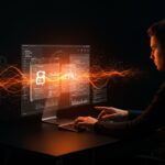 Interfaz futurista de superapp de OpenAI que fusiona ChatGPT, Codex y Atlas para potenciar la productividad con inteligencia artificial.