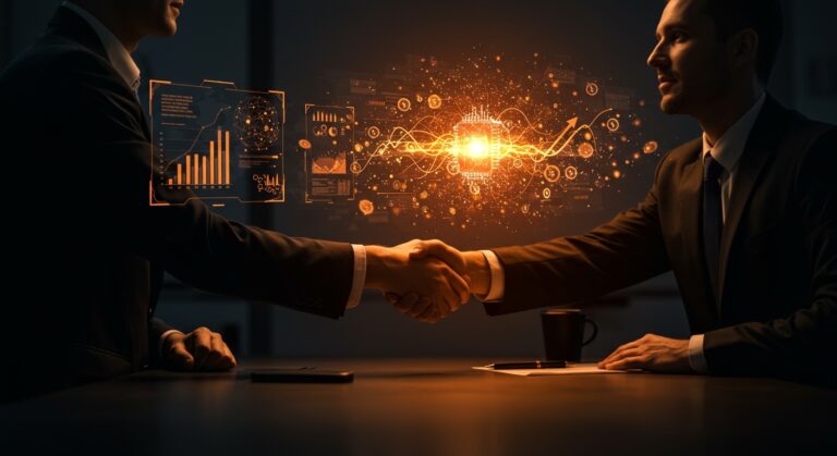 Negociación empresarial de OpenAI para una joint venture millonaria en inteligencia artificial que impulsa financiamiento tecnológico para startups.