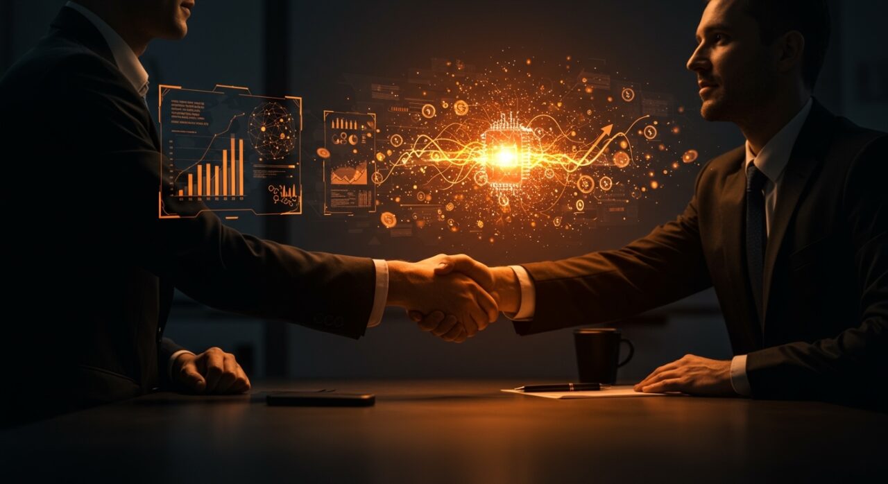 Negociación empresarial de OpenAI para una joint venture millonaria en inteligencia artificial que impulsa financiamiento tecnológico para startups.