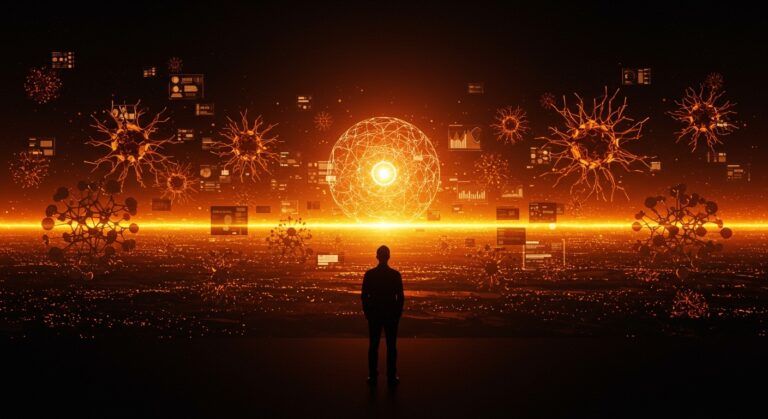 Sam Altman y OpenAI representados con metáforas visuales de financiación y modelos de inteligencia artificial en un contexto editorial de startups tecnológicas.