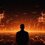 Representación visual de la paradoja de la productividad entre inteligencia artificial y riqueza en startups LATAM.