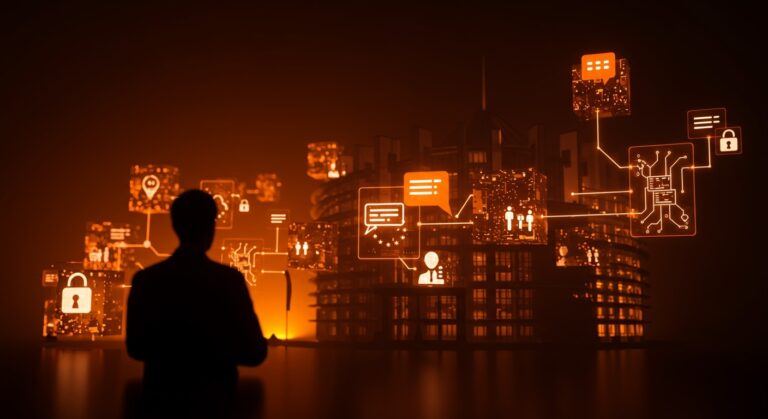 Parlamento Europeo frenando Chat Control con metáforas visuales de privacidad digital y apoyo a startups tecnológicas europeas.