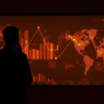 PhonePe pausing IPO amid global geopolitical tensions, symbolized by digital stock charts and fintech network abstractions in startup ecosystem colors.