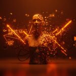 Representación visual de la caída de Sora de OpenAI mostrando desafíos en IA generativa y mercado audiovisual.