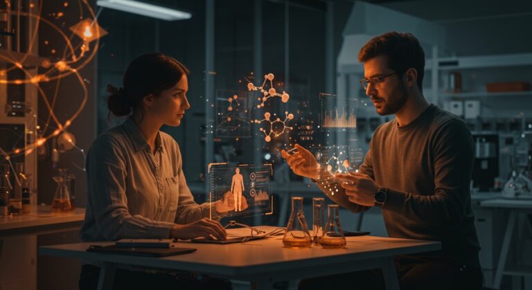 Startup biosalud de Navarra siendo premiadas por innovación en los premios 10RNAEN, destacando colaboración interregional en salud.