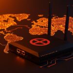 Router extranjero prohibido en EE.UU. destacando el impacto en ciberseguridad y manufactura en el ecosistema hardware startup.