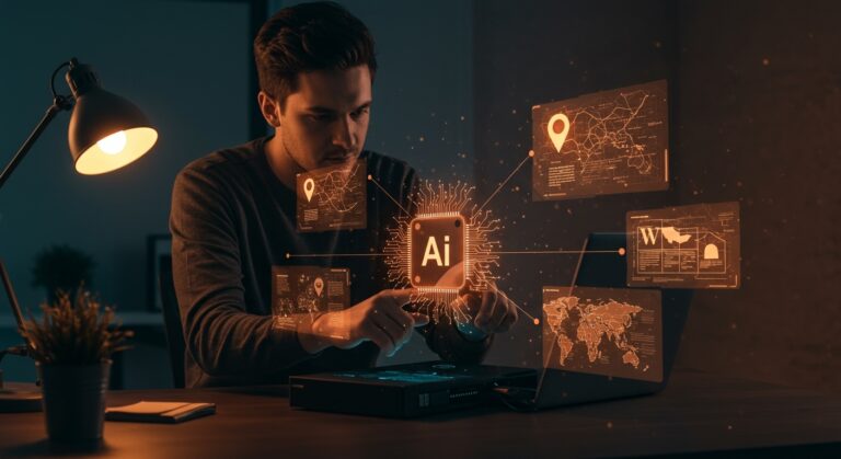 Tecnología de IA offline open source para founders tech con servidor autónomo, Wikipedia y mapas sin internet.