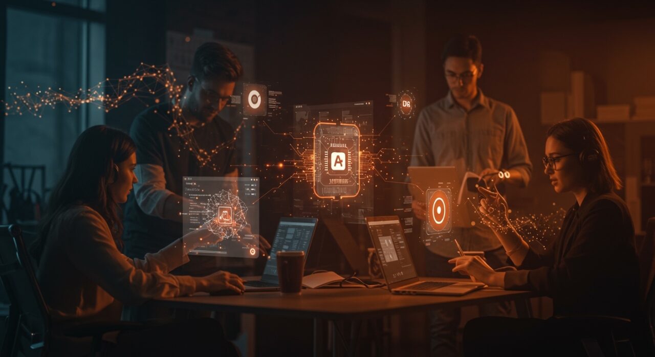 Automatización segura con IA aplicada en Slack y Teams para optimizar la gestión de equipos en startups tecnológicas.