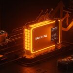 Batería de estado sólido de QuantumScape en entorno tecnológico avanzado con enfoque en ingresos operativos y movilidad eléctrica.