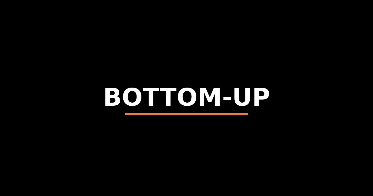 ¿Qué es Bottom-Up? - Glosario de Startups