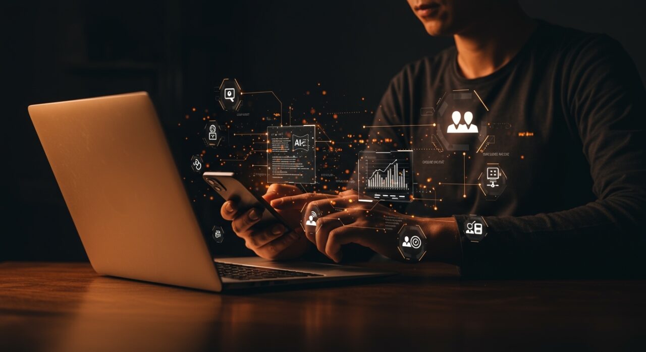 Fundador usando Claude Dispatch para automatización remota y control desde el móvil con herramientas de inteligencia artificial.